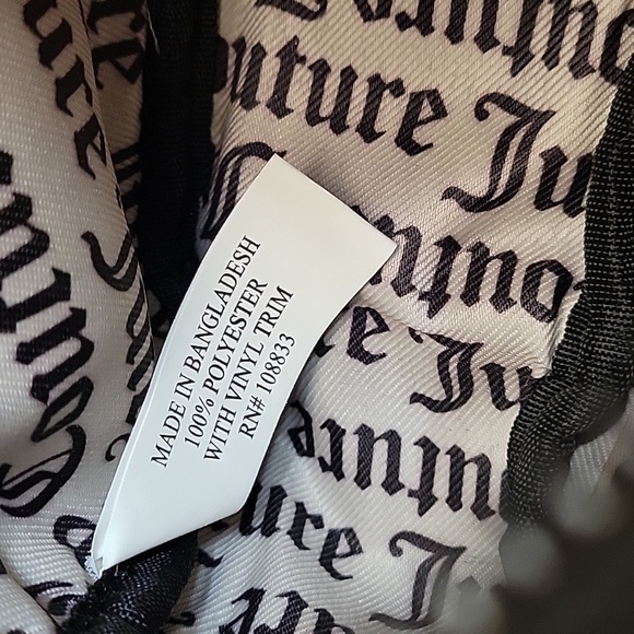 NWT Juicy Couture Material Girl Shoulder Bag With Coin Pouch Color Liquorice - Picture 16 of 17